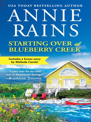 cover image of Starting Over at Blueberry Creek